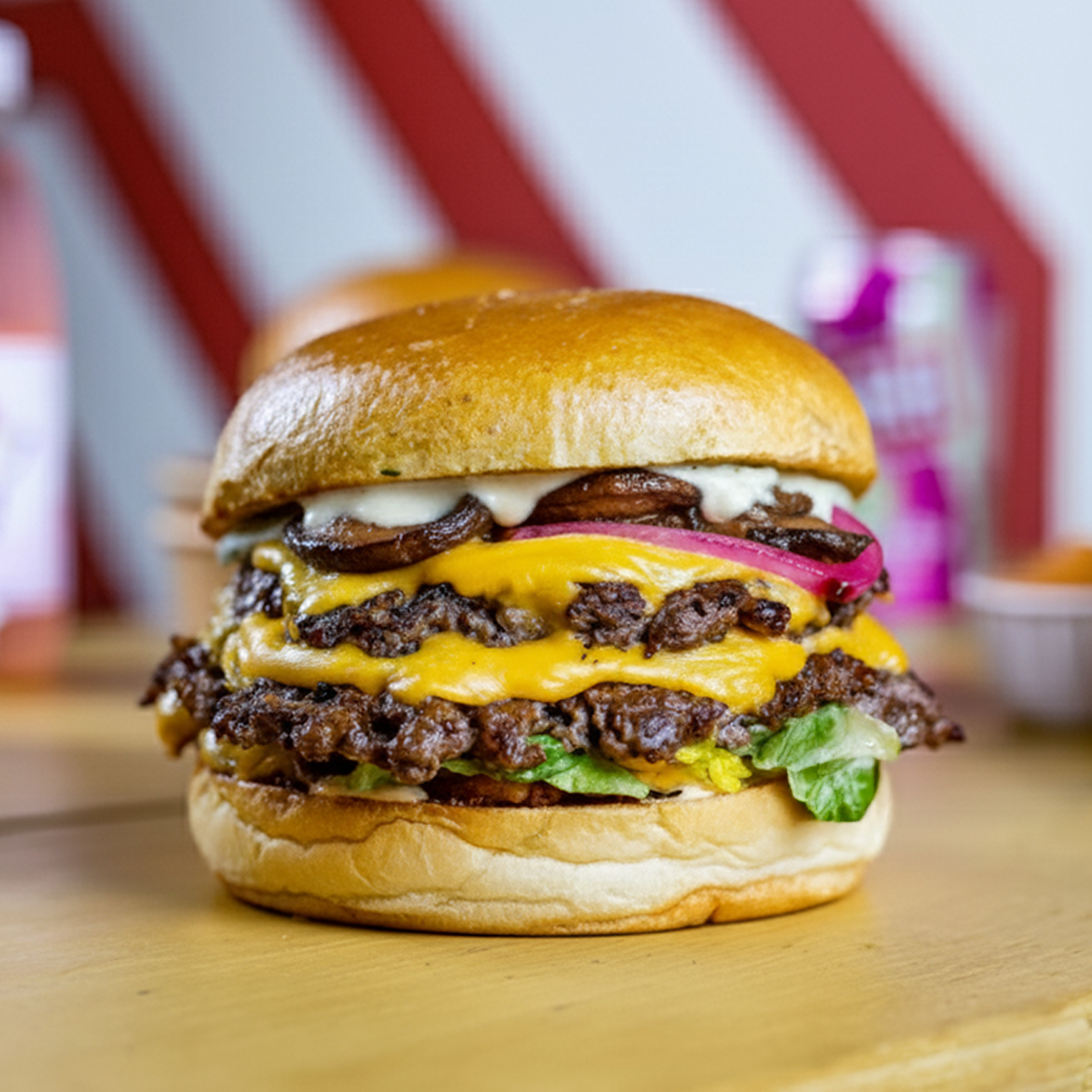 Off The Dome burger